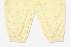 JALBEBE Pelele de bebé unisex 100% tejido con broches frontales, traje infantil todo en uno, lavable, para todas las estaciones, de algodón, manga larga, al por mayor - Product Image 5