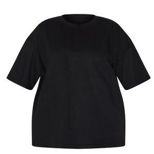 Camiseta Oversize Personalizada OEM para Mujer, de Algodón, Corte Cuadrado, Hombros Caídos, Estilo Urbano, Venta al por Mayor, Ropa de Verano - Product Image 5