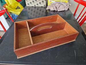Handmade Wooden Spoon Rest Farmhouse <b>Kitchen</b> Utensil Holder - Product Image 1