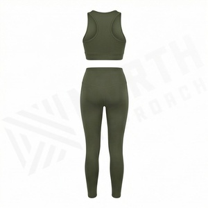 ชุดโยคะผู้หญิงสั่งทำขายส่ง ชุดออกกำลังกายแบบซับลิเมชั่นคุณภาพสูง เสื้อผ้ากีฬา ชุดออกกำลังกาย เสื้อท่อนบน - Product Image 2