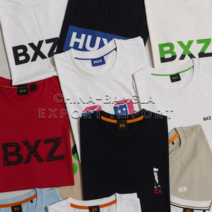 Bangladesh Made Drop Shoulder T Shirts High Quality Cotton Unisex <b>Plain</b> Tees Factory Surplus Stock Clearance Bulk Sale <b>Tshirts</b> - Product Image 5