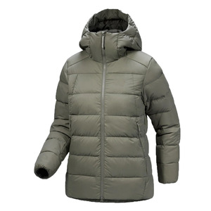 Long Length Waterproof Women Down <b>Jacket</b> with Hood Large Pockets Japanese Korean Style Warm <b>Puffer</b> for Cold Weather Winter Use - Product Image 5