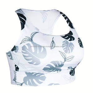 Sujetador deportivo de apoyo de secado rápido transpirable para mujer de talla grande de alta calidad para gimnasio, Yoga, Fitness, colores personalizados, serigrafía - Product Image 2