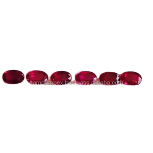 <span class=keywords><strong>Ruby</strong></span> tự nhiên hình bầu dục cắt đá quý màu đỏ - Product Image 1