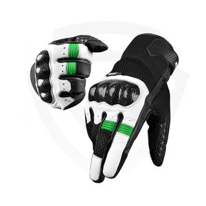 Guantes de Motociclismo de Cuero para Invierno, Diseño Personalizado, Dedos Completos, Pantalla Táctil, Antideslizantes, Ligeros, Impermeables y Transpirables - Product Image 1