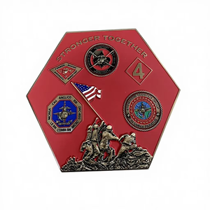 Monedas de Metal Esmaltadas Suaves Personalizadas con Acabado Brillante en Níquel Negro, Oro, Plata y Cobre - Product Image 1