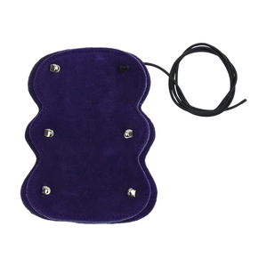 Protège-bras de tir à l'arc en cuir suédé de vache double couche personnalisable, protection renforcée pour le bras, tir avec arc et flèches, 19 cm - Product Image 4