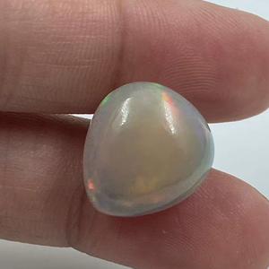 Ópalo Etíope de Color Blanco Lechoso Natural, Piedra Suelta Transparente para Joyería Fina, 9.49 Quilates - Product Image 1