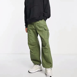 Pantalon Cargo Décontracté pour Homme en Toile Respirante à Séchage Rapide, Écologique, Robuste, Coupe Droite, Qualité Supérieure, Style Rétro Américain - Product Image 4