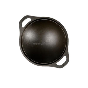 Poêle à Appam de 10 pouces très demandée, avec poignée et couvercle en acier inoxydable, pour la maison, l'hôtel et le restaurant, de Balaghat, Inde - Product Image 1