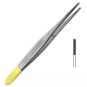 Instruments Medical Grade Stainless Steel Dissecting Forceps with Tungsten Carbide Inserts Manual Basis By Grip Surgical - Product Image 3