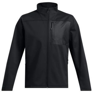 Chaqueta Softshell Negra para Hombre con Cuello Alto, Cortavientos, Cierre de Cremallera, Estilo Casual para Otoño, Corte Regular, Colección 2026 - Product Image 6