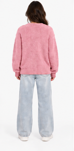 unisex mohair <b>sweater</b> custom design oversized <b>crewneck</b> fuzzy striped pullover handknitted brushed wool winter knitwear oem odm - Product Image 5
