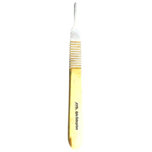 Bisturí Quirúrgico Desechable de Acero Inoxidable para Cirugía, Manualidades y Modelismo, Ideal para Laboratorios y Biología - Product Image 1