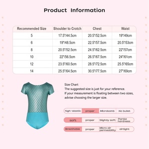 Maillot de Ballet Metálico para Niñas de 5 a 14 Años, Traje de Gimnasia para Actuaciones en Escenario, Venta al por Mayor, Danza Contemporánea, Moderna y Lírica - Product Image 6
