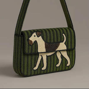 Bolso Tote Tradicional Indio de Lujo Hecho a Mano con Cuentas de Vidrio Multicolor, Asa Tipo Baguette, Artesanal, Duradero, Premium, Casual y a la Moda - Product Image 3