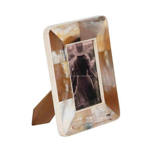 Natural Buffalo Horn Photo <b>Frame</b> Handmade Polished Horn Picture <b>Frame</b> Elegant Decorative Home Decor <b>Frame</b> Gift Item - Product Image 2
