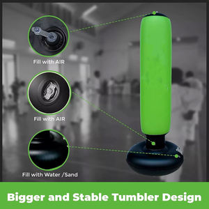 Saco de Boxeo Profesional Pesado para Colgar, para Entrenamiento de MMA y Gimnasio, Saco de Arena Vacío para Golpear - Product Image 5