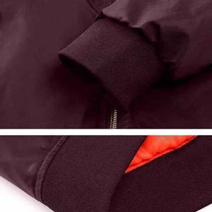 Veste matelassée orange pour homme, col rabattu, fermeture éclair, style décontracté, coupe-vent, polyester, vêtements d'hiver - Product Image 5