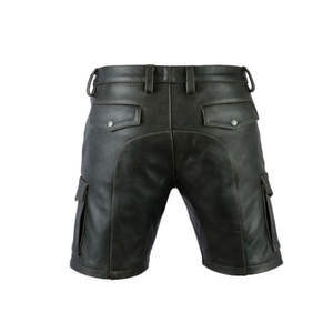 <b>Men's</b> Quick Dry High Street Wear Lederhosen Eco-Friendly Embroidered Leather <b>Shorts</b> in best sale - Product Image 6