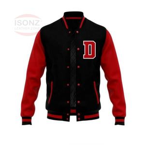 Chaquetas Varsity Personalizadas de Estilo Urbano para Hombre, Chaquetas Varsity Lisas al por Mayor con Logotipo Personalizado, Chaqueta Varsity Letterman Lisa 2026 - Product Image 1