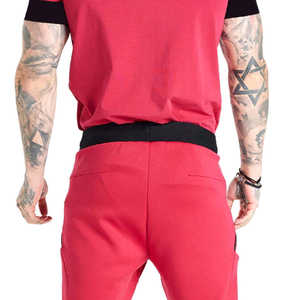 Ensembles de t-shirts et shorts pour hommes personnalisés, ensembles courts d'été sur mesure pour hommes, impression de logo personnalisée, ensemble de t-shirts en coton respirant - Product Image 3