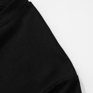 T-shirt oversize pour femme de haute qualité, noir, en coton, col rond, imprimé, coupe ample, streetwear, tee-shirt graphique tendance - Product Image 6