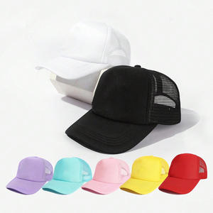 Casquette de camionneur brodée, dos en mesh, fermeture à pression, logo personnalisé, vente en gros - Product Image 5