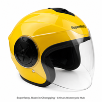 Casque de moto unisexe de luxe personnalisé en PP pour les trajets quotidiens, casque de moto de qualité supérieure, universel quatre saisons