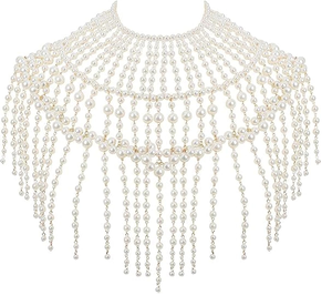 Collar de perlas increíble para mujer, ideal para novias, bodas y ocasiones especiales, regalo perfecto a buen precio. - Product Image 5