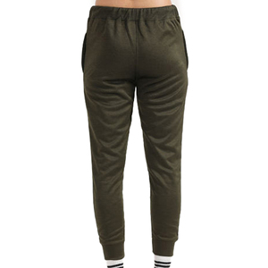 Pantalon de jogging vert olive taille haute avec poches, taille élastique, longueur cheville, pour femme, vêtement de sport - Product Image 2