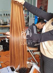 VIET NAM CHEVEUX HUMAINS REMY CHEVEUX SOYEUX DROIT 4 "->40" SLING, LISSE, DOUX - Product Image 6