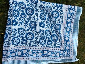 Pareos de Algodón Índigo Natural con Estampado a Mano, de Secado Rápido, para Playa, Vestido de Verano, Lote Surtido al por Mayor, Regalo para Ella - Product Image 1