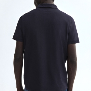 Nouveau design, polo homme de haute qualité, décontracté, à manches courtes, avec logo brodé personnalisé, polos respirants pour hommes - Product Image 3