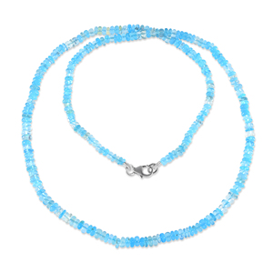 Paraiba Ethopian <b>Opal</b> Beaded <b>Necklace</b> Dainty Apatite Choker Boho Summer Jewelry Gemstone Gift Layering Beach <b>Necklace</b> - Product Image 6