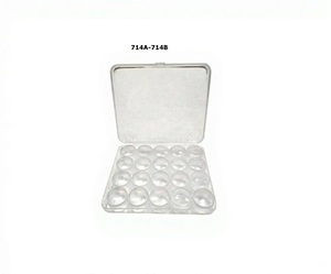 Caja de plástico transparente de alta calidad con 20 recipientes, colección de herramientas premium para la fabricación de joyas y el mejor producto a bajo precio al por mayor. - Product Image 2