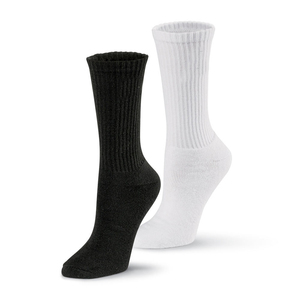 Chaussettes ras du cou bleu marine rayées rouge et blanc à motif étoiles, tricotées jacquard, respirantes, décontractées, pour adultes, épaisseur standard, collection printemps - Product Image 2