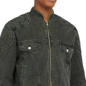 Vestes pour hommes de couleur unie et à motif uni, coupe-vent avec col à capuche - Product Image 4