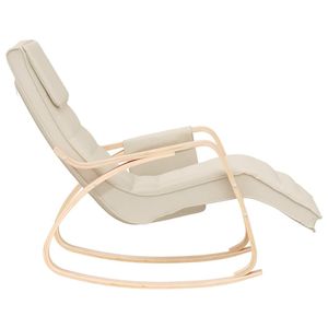 Sillón Reclinable Color Crema para Sala de Estar - Product Image 4