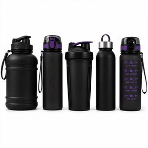 Eco-friendly Stainless Steel Shaker <b>Bottle</b> Plastic Lid for <b>Protein</b> Shakes Thermal Insulation Keep Hot Cool Gym Half-Gallon Water - Product Image 4