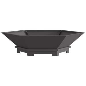 Brasero de Acero Negro de 39.37 x 39.37 x 11.02 Pulgadas - Product Image 5