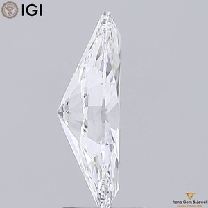 Diamant de laboratoire CVD certifié IGI 2,00 carats, taille marquise, couleur D, clarté VS1, personnalisable pour la création de nouveaux bijoux - Product Image 3