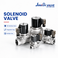 Katup Solenoid Tekanan Negatif Vakum DHK OEM Baja Tahan Karat 304 2 Arah Normal Tertutup untuk Udara/Gas