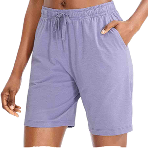 Shorts de sport décontractés pour femmes, taille élastique, écologiques, anti-plis, respirants, avec logo personnalisé, couleur au choix, collection 2025 – Vente en gros - Product Image 2