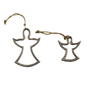 Ornements Métalliques en Aluminium de Qualité Industrielle en Forme d'Angle pour Décoration de Noël et de Fêtes - Product Image 1