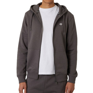 Sudaderas con capucha y cremallera completa para hombre, de algodón y forro polar, estilo minimalista urbano, producción en masa, suministro directo de fábrica - Product Image 2