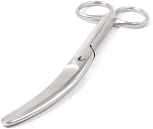 Ciseaux pour pansements médicaux à logo personnalisé Ciseaux pour pansements chirurgicaux à lame incurvée en acier inoxydable Ciseaux pour tissus à usage domestique manuel quantité minimale de commande - Product Image 3