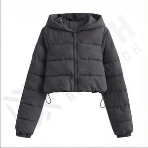 Manteaux en duvet pour femmes veste d'hiver femmes manteau d'extérieur Extra court hiver duvet de canard récolte doudoune pour dames plume de canard - Product Image 2