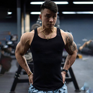 Custom Men's Performance Breathable Quick-Dry 100% Polyester Tie-Dyed Tank Top Sleeveless Sports Vest for Gym and Running - Product Image 2