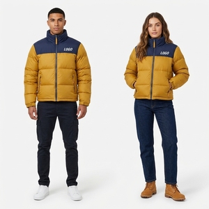 Breathable High Quality Thick Trendy Puffer <b>Jackets</b> Winter Warmth Hooded Windproof Outdoor Activities Wholesale - Product Image 2
